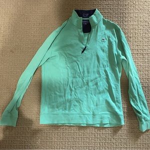 Boy’s Vineyard Vines Mint Green Quarter zip